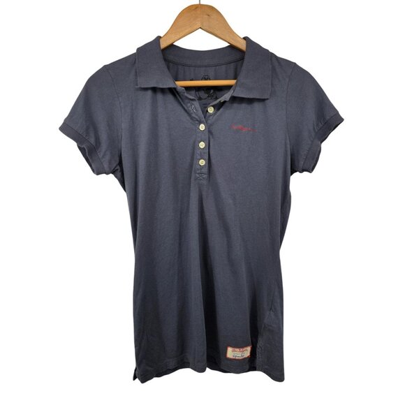 True Religion Navy Polo Shirt Medium 100% Cotton Short Sleeve NWOT - Picture 1 of 7